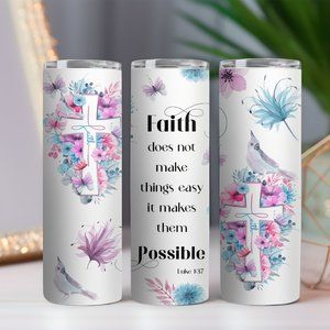 Christian Tumbler, Faith Tumbler, Religious Tumbler
